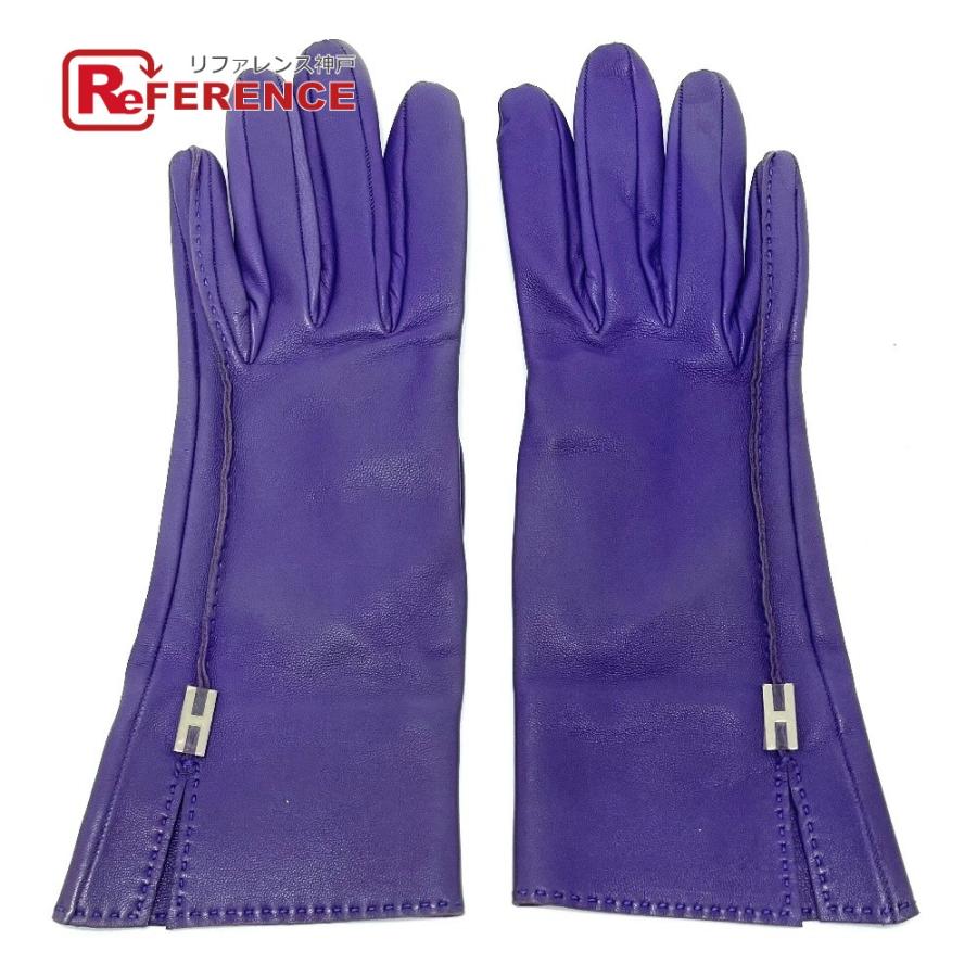HERMES（エルメス） H金具 グローブ 革手袋 小物 手袋 レザー
