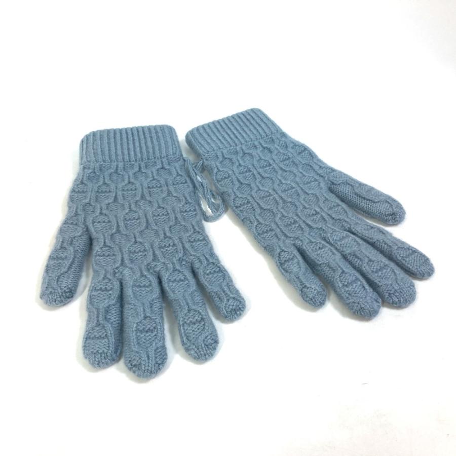 HERMES（エルメス） トリ マイヨン グローブ 手袋 カシミヤ ライト