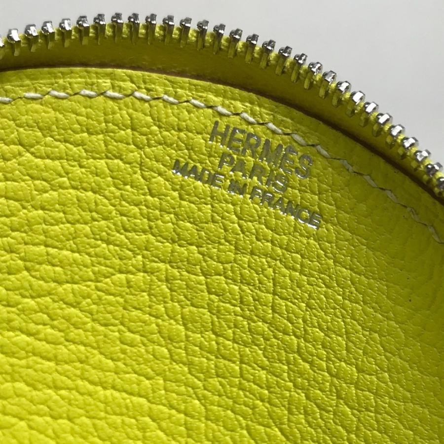 未使用 HERMES エルメス エブリン エヴリン Hロゴ パンチング コイン