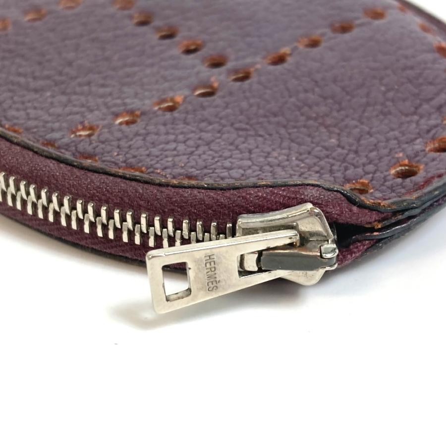 HERMES エルメス Hパンチング エヴリン 小銭入れ コインケース