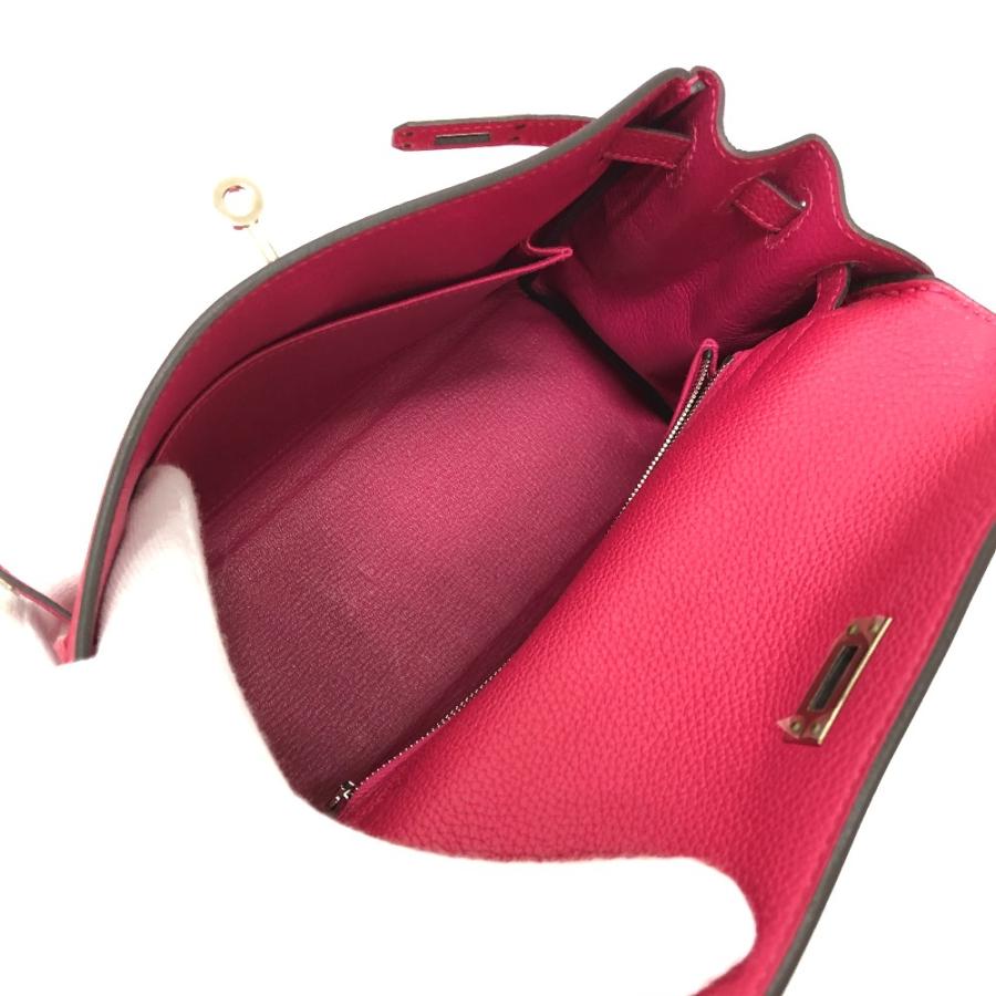 新品同様 HERMES エルメス ケリー25 2WAYバック ハンドバック ケリー ケリー25 ハンドバッグ ピンク レディース【中古】 | HERMES | 07