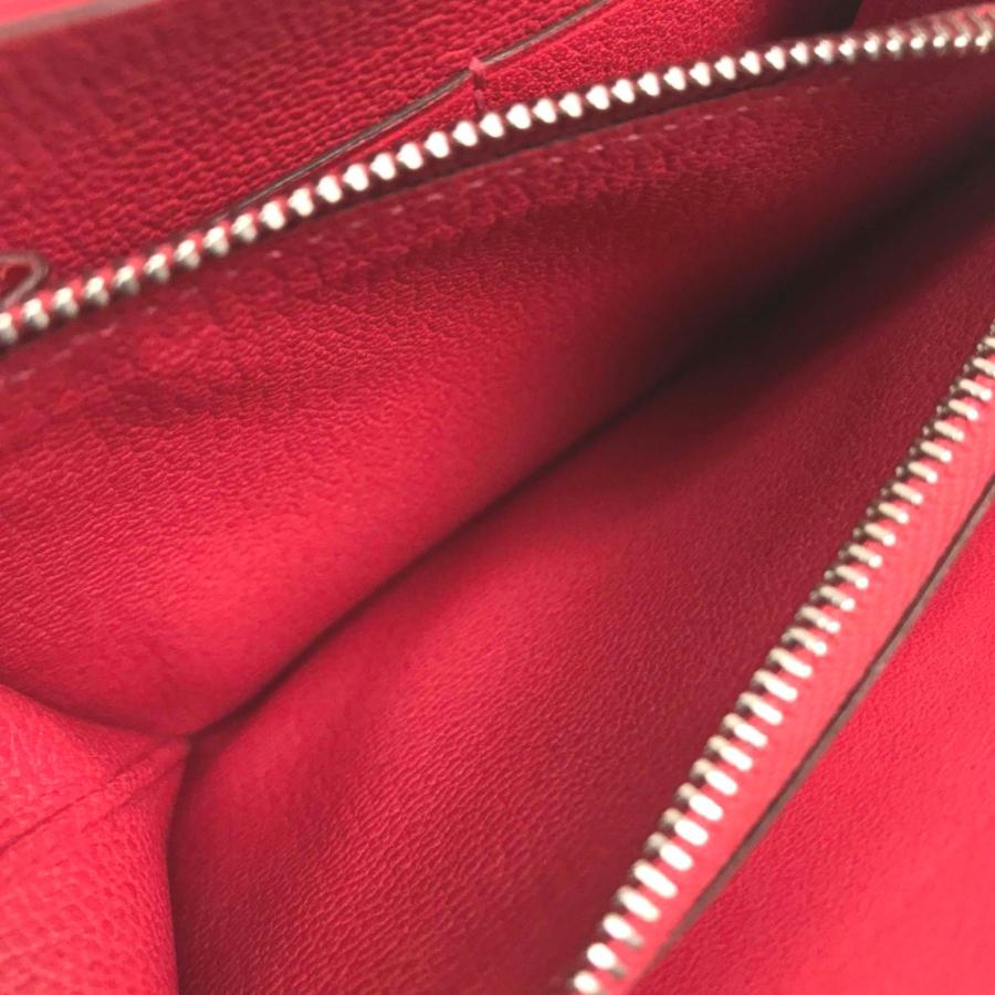 HERMES エルメス N□刻 コンパクトウォレット コンタンス 二つ折り財布(あり) リザード レディース ブーゲンビリアの画像