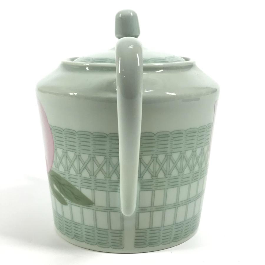 未使用 HERMES エルメス ピヴォワンヌ シュガーポット 砂糖 キッチン用品 調理器具 食器 小物入れ グリーン レディース【中古】 | HERMES | 02