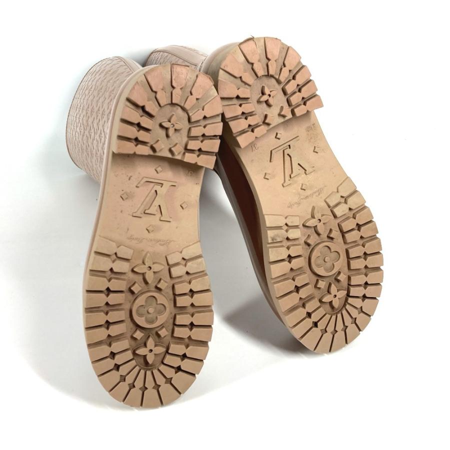 LOUIS VUITTON ルイヴィトン ロング レインブーツ 長靴 シューズ ロングブーツ モノグラム レインシューズ ベージュ レディース【中古】 | LOUIS VUITTON | 06