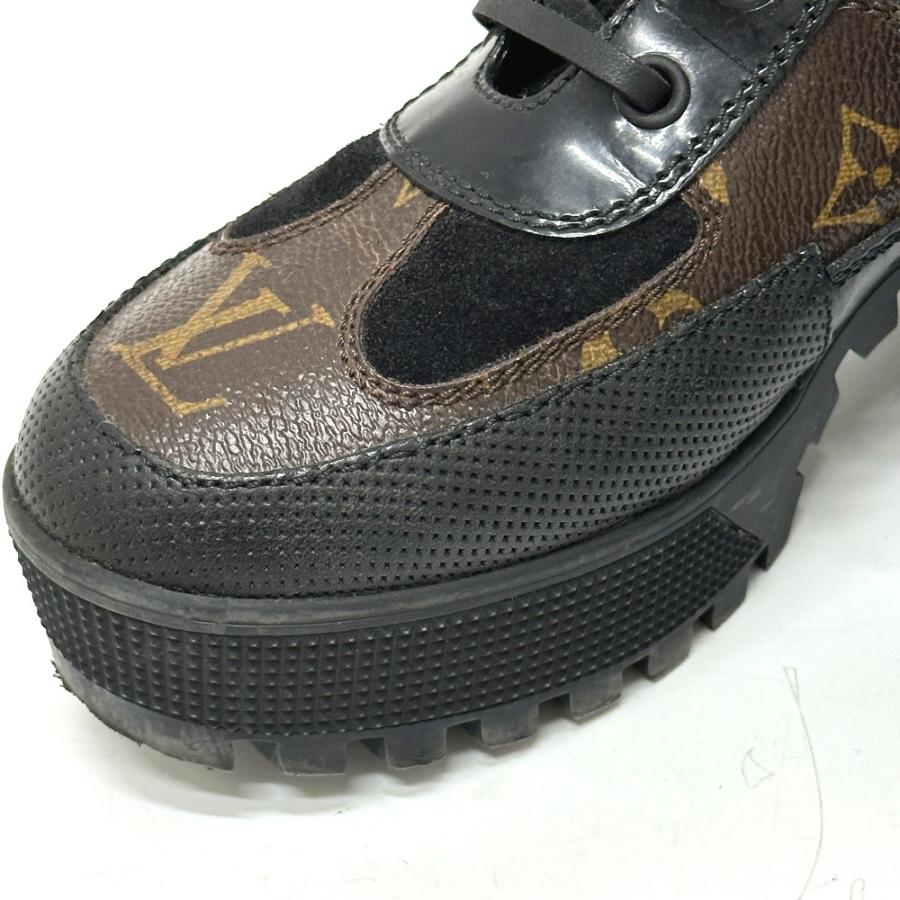LOUIS VUITTON ルイヴィトン ワッペン 靴 ヒール アンクル ショートブーツ ローリエート ライン ブーツ ブラック レディース【中古】 | LOUIS VUITTON | 06