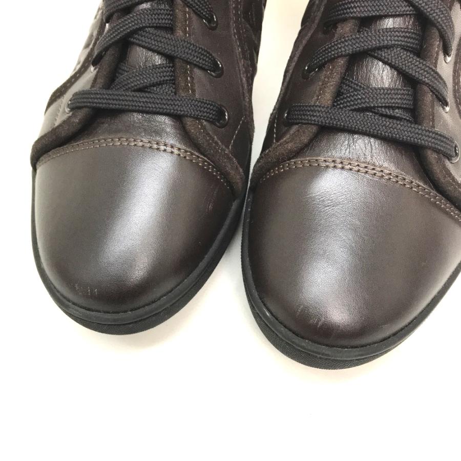 新品同様 LOUIS VUITTON ルイ ヴィトン フラット ハイブーツ LVエンボス加工 ポルカ ブーツ 35.5 | LOUIS VUITTON | 04