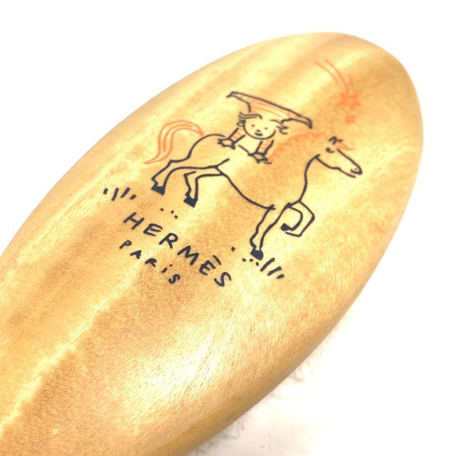 未使用 HERMES エルメス ヘアブラシ 《カブリオル》 コーム くし ヘアブラシ ベビー BABY 赤ちゃん キッズ ナチュラル ベージュ【中古】 | HERMES | 05