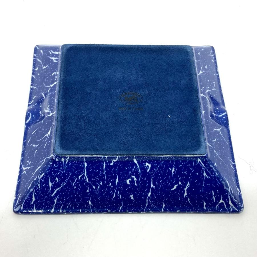 美品 HERMES エルメス インテリア ピエールドリアン・エ・ドクシダン アシュトレイ 灰皿 陶器 ブルー ユニセックス【中古】 | HERMES | 04