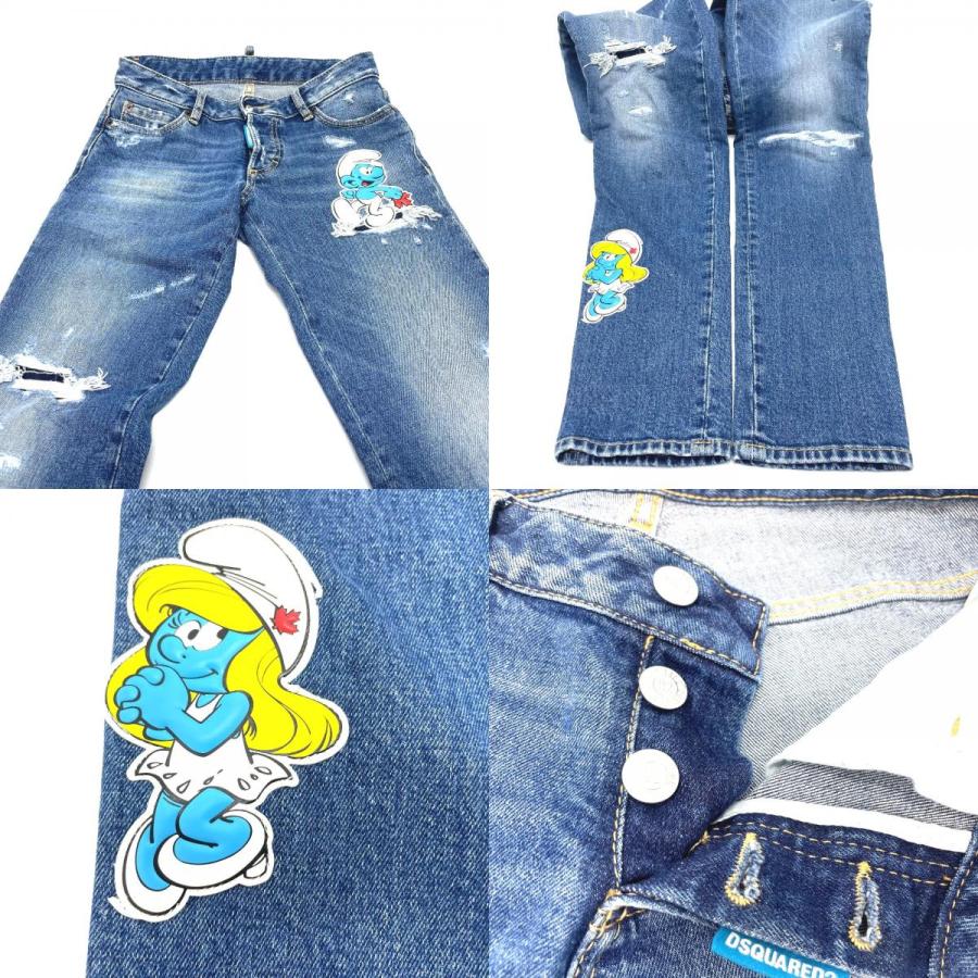 DSQUARED2（ディースクエアード） S73LA0295 スマーフ コラボ デニム 