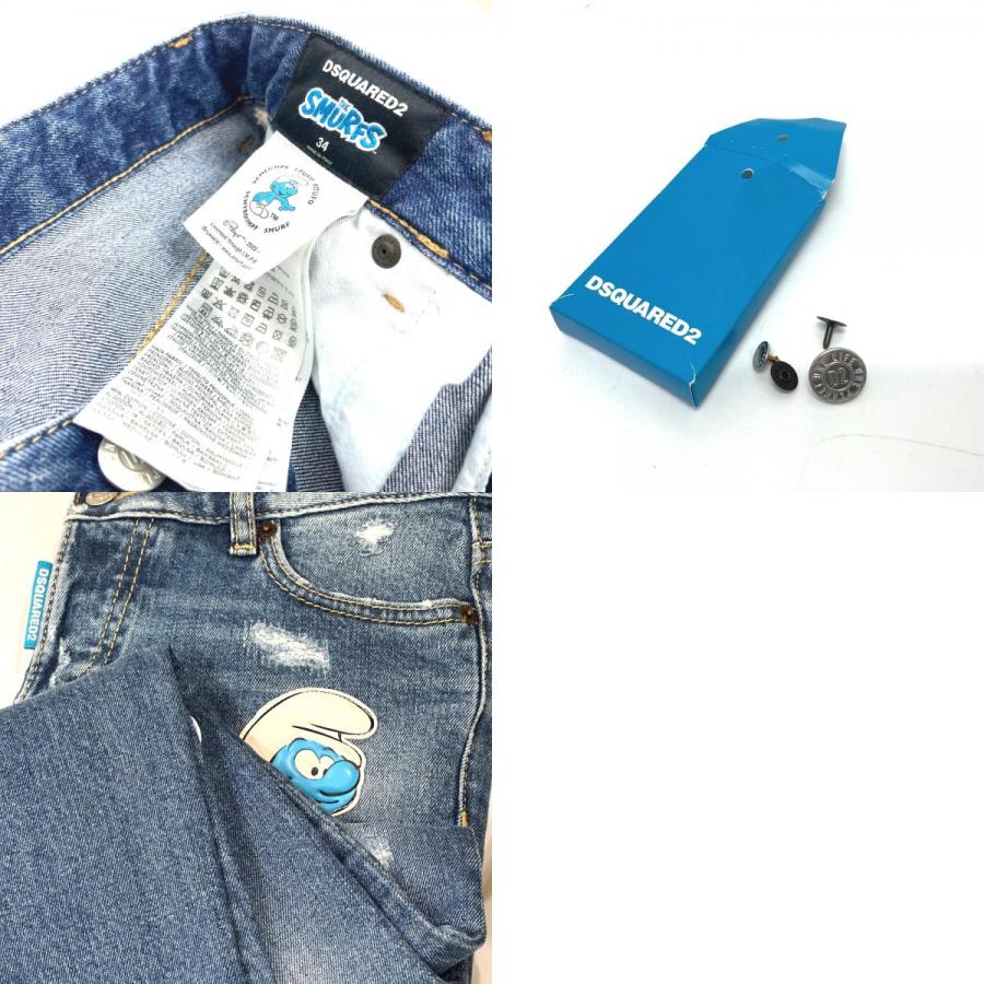 DSQUARED2（ディースクエアード） S73LA0295 スマーフ コラボ デニム 