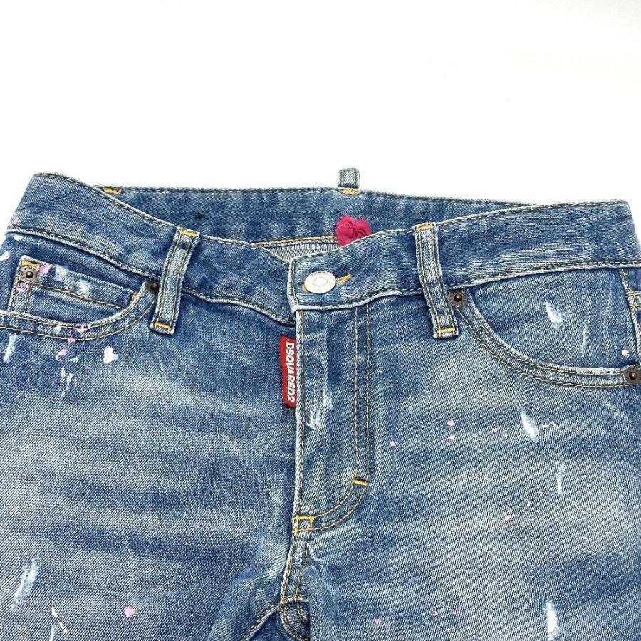 DSQUARED2 ディースクエアード S75LB0068 アパレル ダメージ デニムパンツ ブルー レディース【中古】 | DSQUARED2 | 02