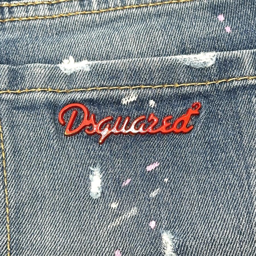 DSQUARED2 ディースクエアード S75LB0068 アパレル ダメージ デニムパンツ ブルー レディース【中古】 | DSQUARED2 | 07