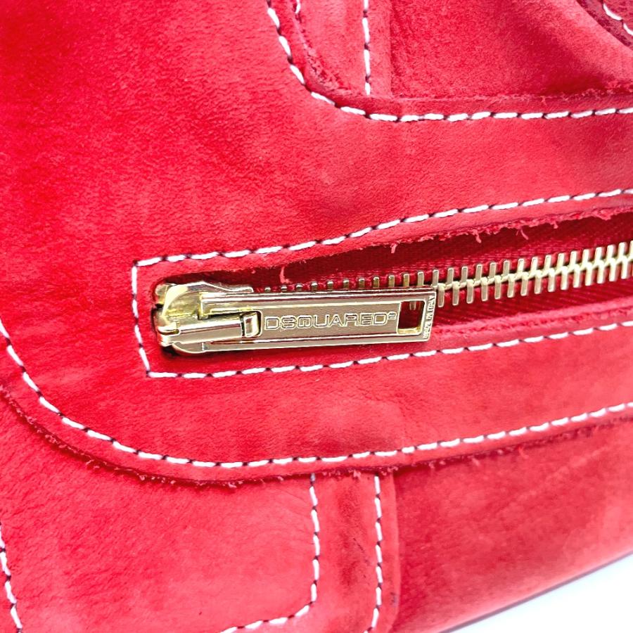 DSQUARED2 ディースクエアード ハンドバッグ ボストンバッグ スエード
