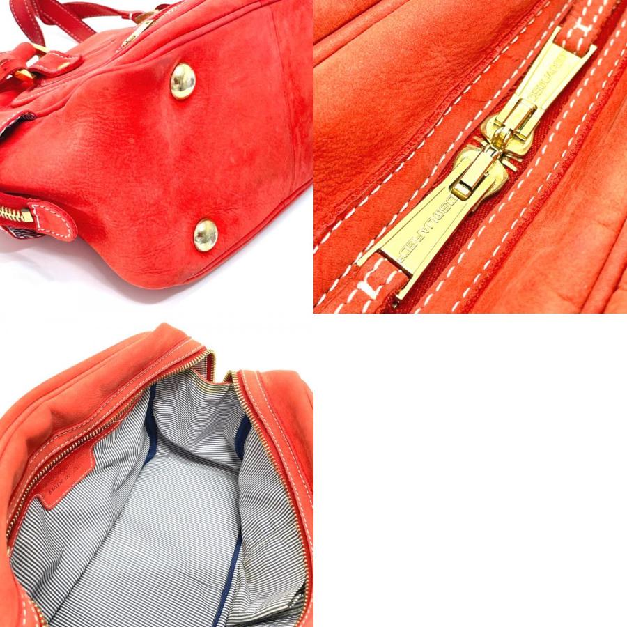 DSQUARED2 ディースクエアード ハンドバッグ ボストンバッグ スエード