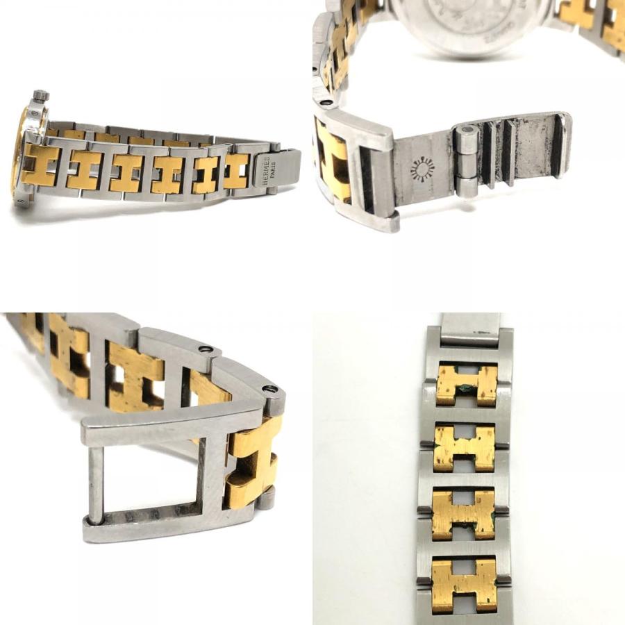 HERMES エルメス クリッパー デイト クォーツ HERMES エルメス クリッパー デイト ピンク文字盤 レディース QZ