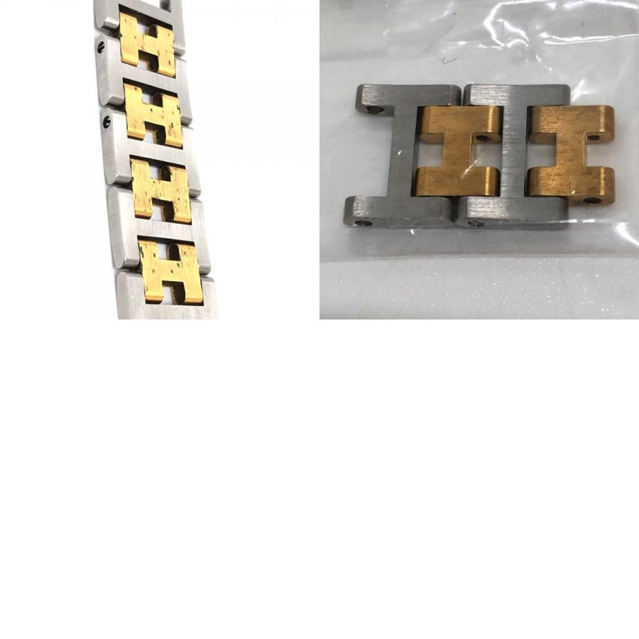 HERMES エルメス クリッパー クォーツ デイト 時計 腕時計 ウォッチ 腕時計 シルバー レディース【中古】 | HERMES | 09