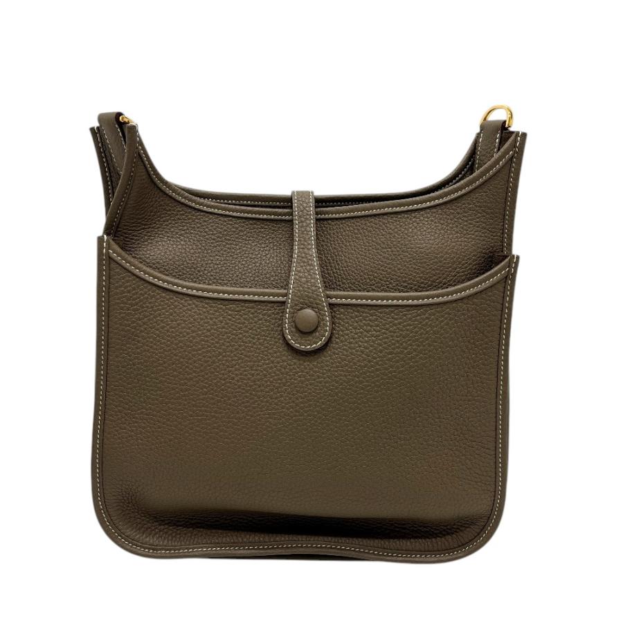 未使用 HERMES エルメス エブリン3PM トロワ 斜め掛け カバン バッグ ショルダーバッグ エトゥープ ブラウン レディース【中古】 | HERMES | 01