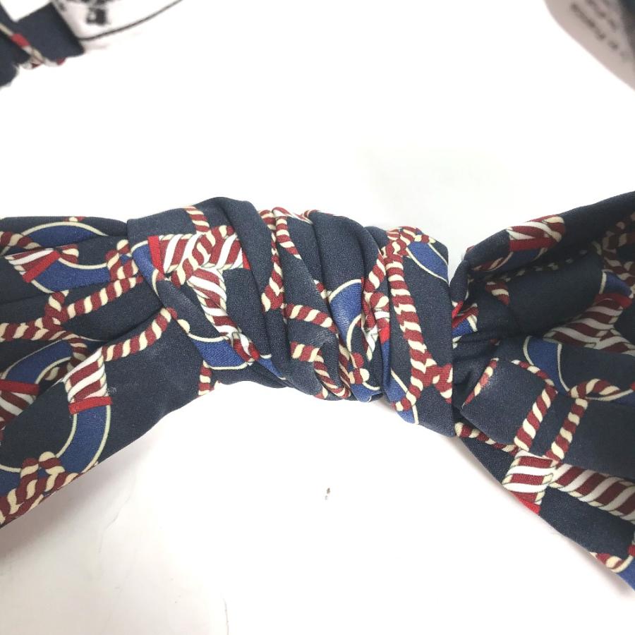 未使用 HERMES エルメス ヘッドバンド ヘアアクセサリー ヘアバンド ネイビー レディース【中古】 | HERMES | 04
