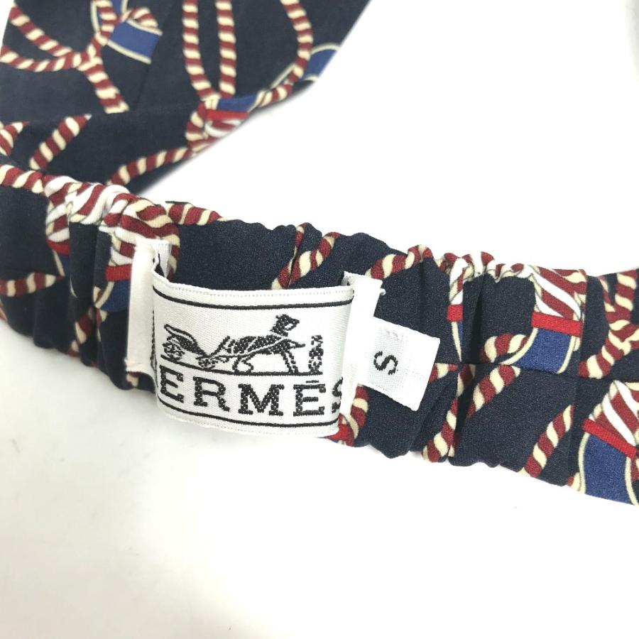 未使用 HERMES エルメス ヘッドバンド ヘアアクセサリー ヘアバンド ネイビー レディース【中古】 | HERMES | 05