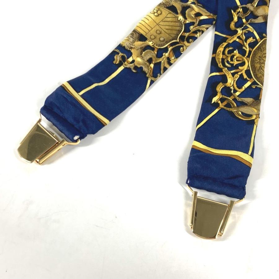 HERMES エルメス ヴィンテージ 総柄 アクセサリー サスペンダー