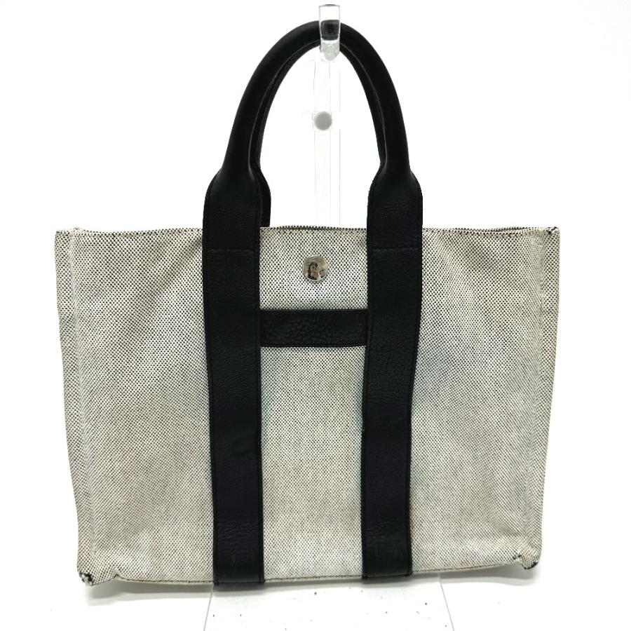 HERMES エルメス サックアーネPM  ハンドバッグ カバン トートバッグ グレー レディース【中古】 | HERMES | 01