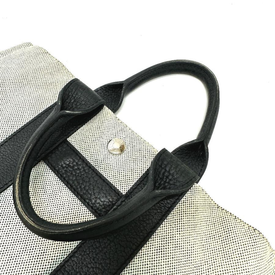 HERMES エルメス サックアーネPM  ハンドバッグ カバン トートバッグ グレー レディース【中古】 | HERMES | 08
