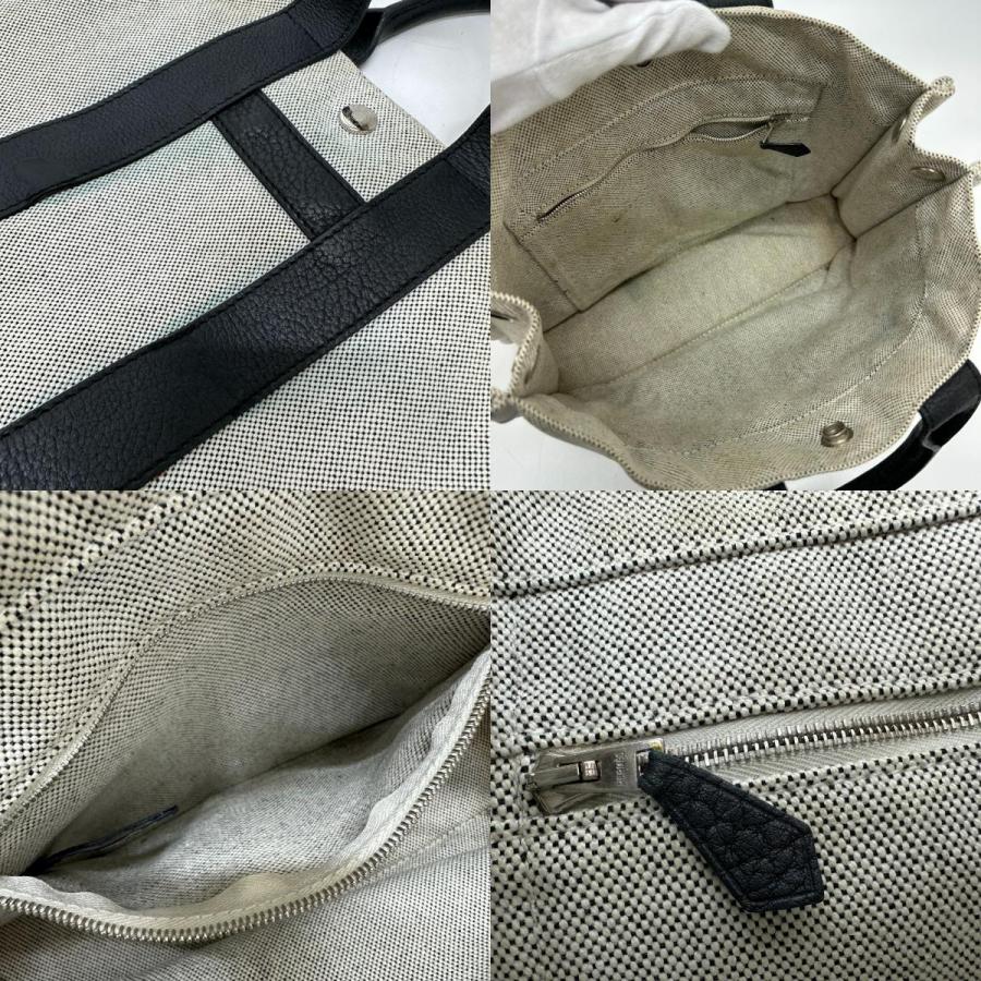 HERMES エルメス サックアーネPM  ハンドバッグ カバン トートバッグ グレー レディース【中古】 | HERMES | 09