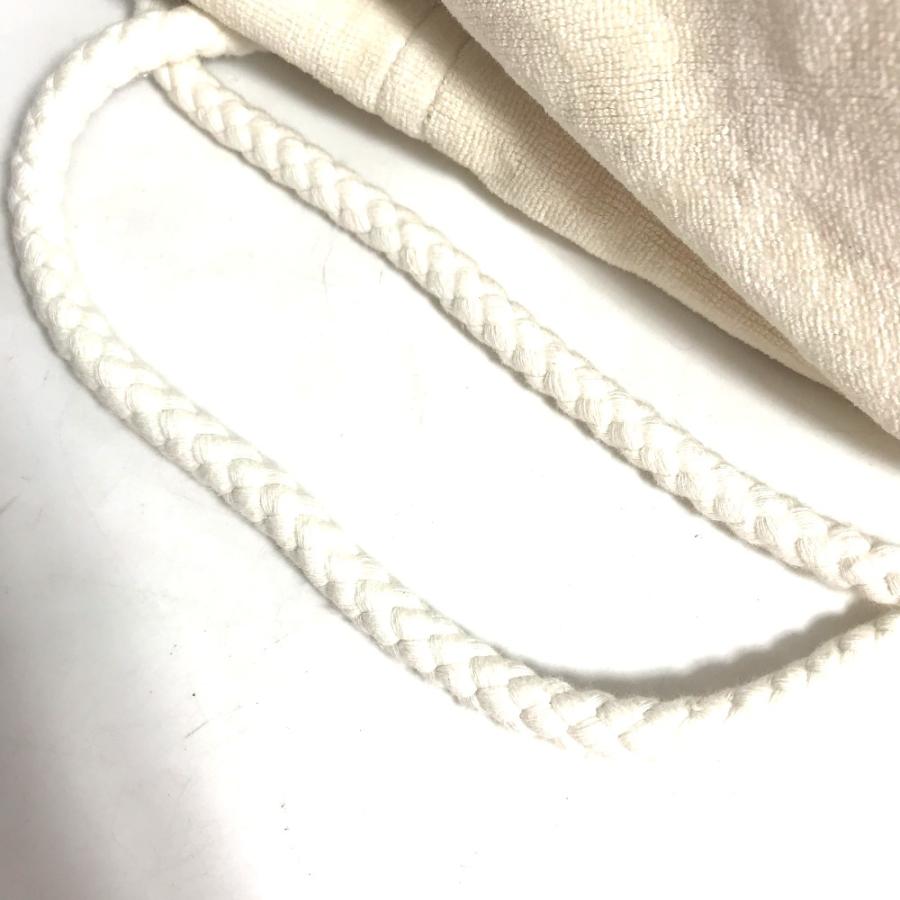 HERMES エルメス 巾着 パイル カバン ショルダーバッグ ホワイト レディース【中古】 | HERMES | 05