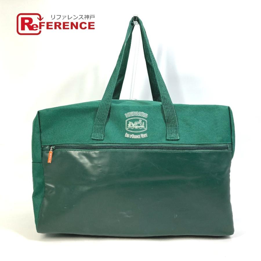 HERMES エルメス オードランジュベルト EAU D ORANGE VERTE 旅行バッグ ボストンバッグ ナイロン グリーン レディース【中古】  :2782-21900-12:リファレンス コレクション - 通販 - Yahoo!ショッピング