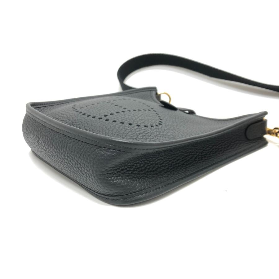 未使用 HERMES エルメス H069426CK エブリンTPM アマゾーヌ カバン 斜め掛け ポシェット ショルダーバッグ ブラック レディース【中古】 | HERMES | 04
