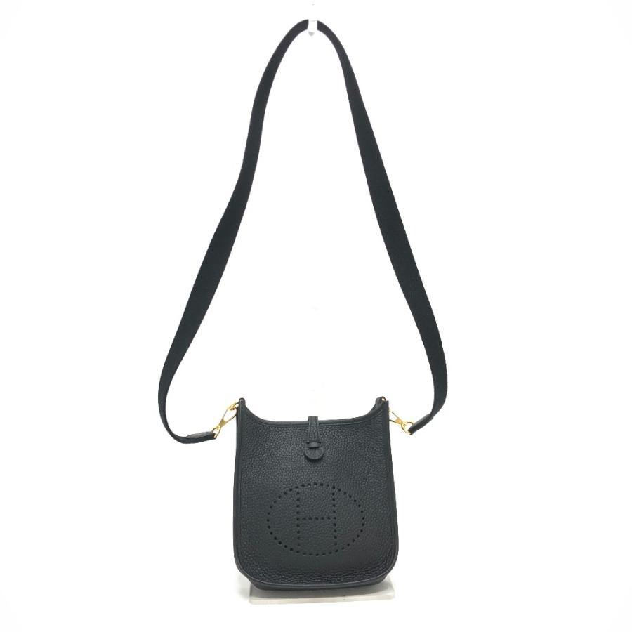 未使用 HERMES エルメス H069426CK エブリンTPM アマゾーヌ カバン 斜め掛け ポシェット ショルダーバッグ ブラック レディース【中古】 | HERMES | 07