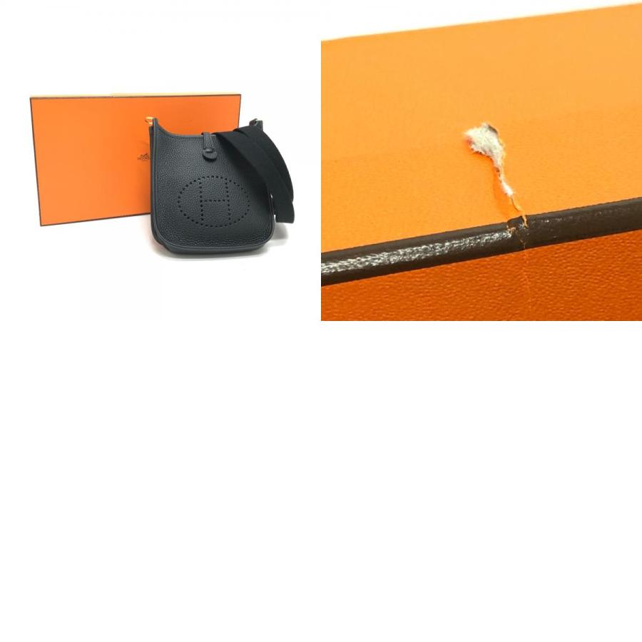 未使用 HERMES エルメス H069426CK エブリンTPM アマゾーヌ カバン 斜め掛け ポシェット ショルダーバッグ ブラック レディース【中古】 | HERMES | 09