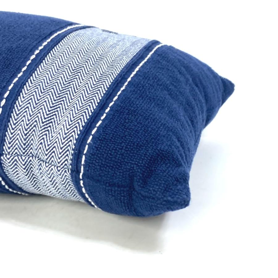 美品　エルメス ピロー ビーチ 枕 ヨッティング ビーチ クッション ブルー 美品 エルメス ピロー ビーチ 枕 ヨッティング ビーチ