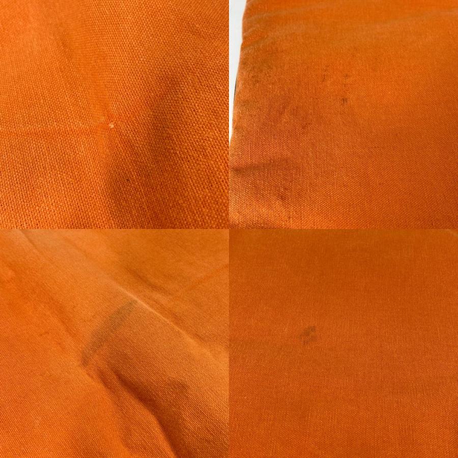 HERMES エルメス ロゴ 刺繍 ペット用 ドッグ 犬 布団 マット ビッグ クッション オレンジ ユニセックス【中古】 | HERMES | 08