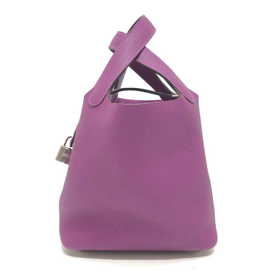 未使用 HERMES エルメス ピコタンロックPM ハンドバック バック カバン  ハンドバッグ アネモネ パープル レディース【中古】 | HERMES | 02