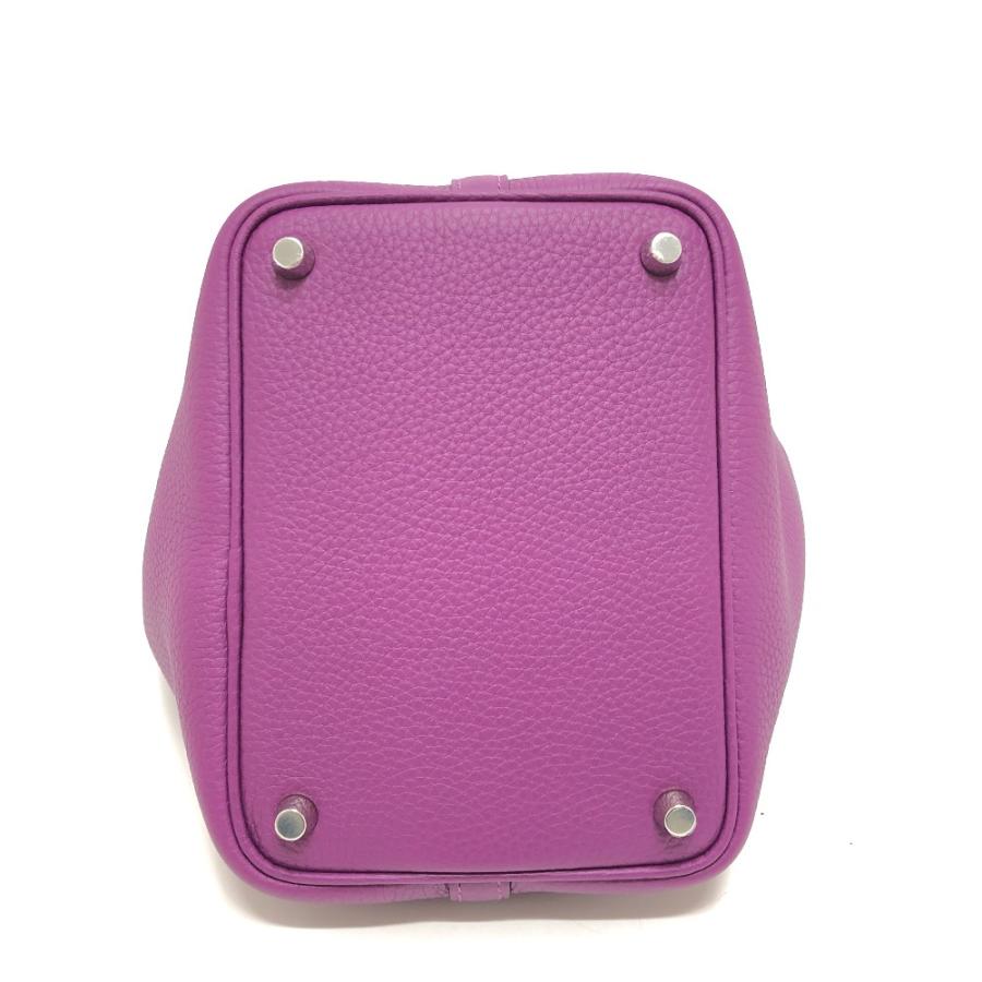 未使用 HERMES エルメス ピコタンロックPM ハンドバック バック カバン  ハンドバッグ アネモネ パープル レディース【中古】 | HERMES | 03