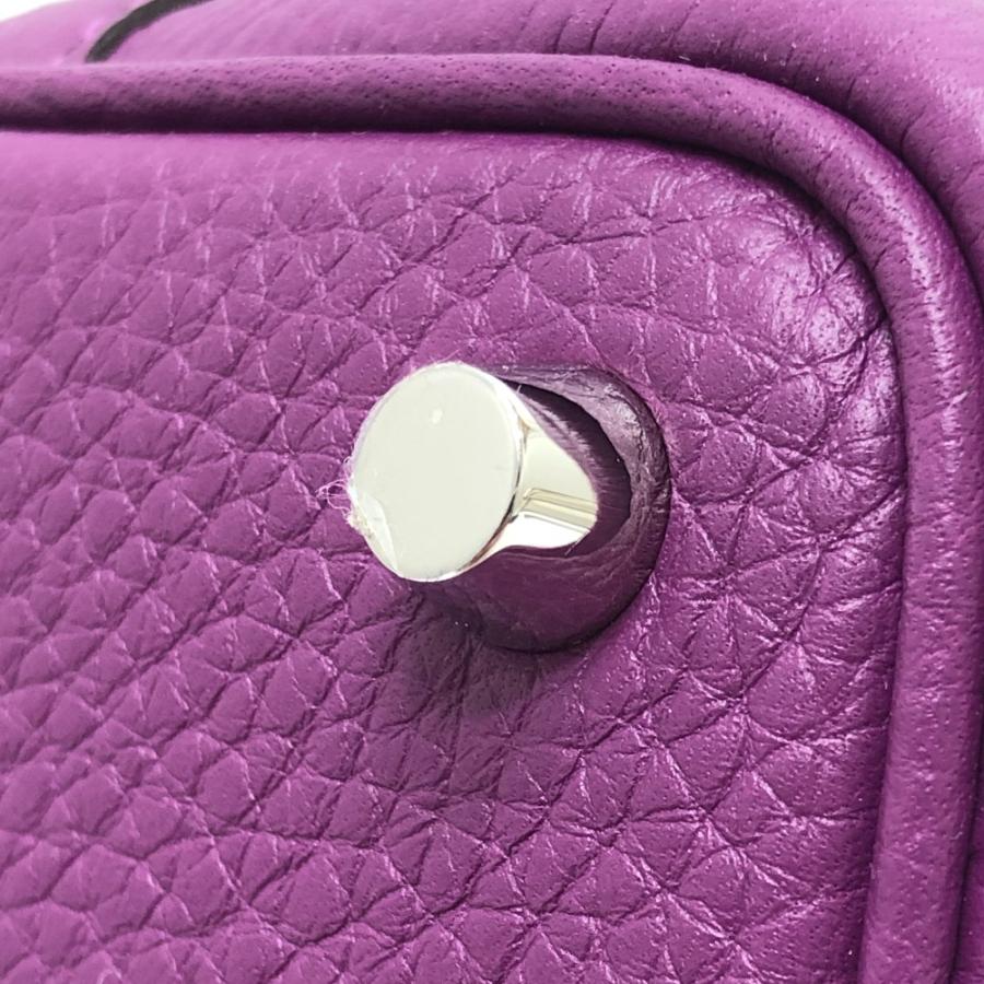 未使用 HERMES エルメス ピコタンロックPM ハンドバック バック カバン  ハンドバッグ アネモネ パープル レディース【中古】 | HERMES | 05
