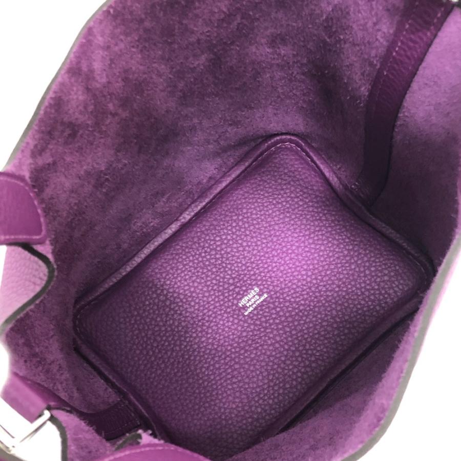 未使用 HERMES エルメス ピコタンロックPM ハンドバック バック カバン  ハンドバッグ アネモネ パープル レディース【中古】 | HERMES | 07