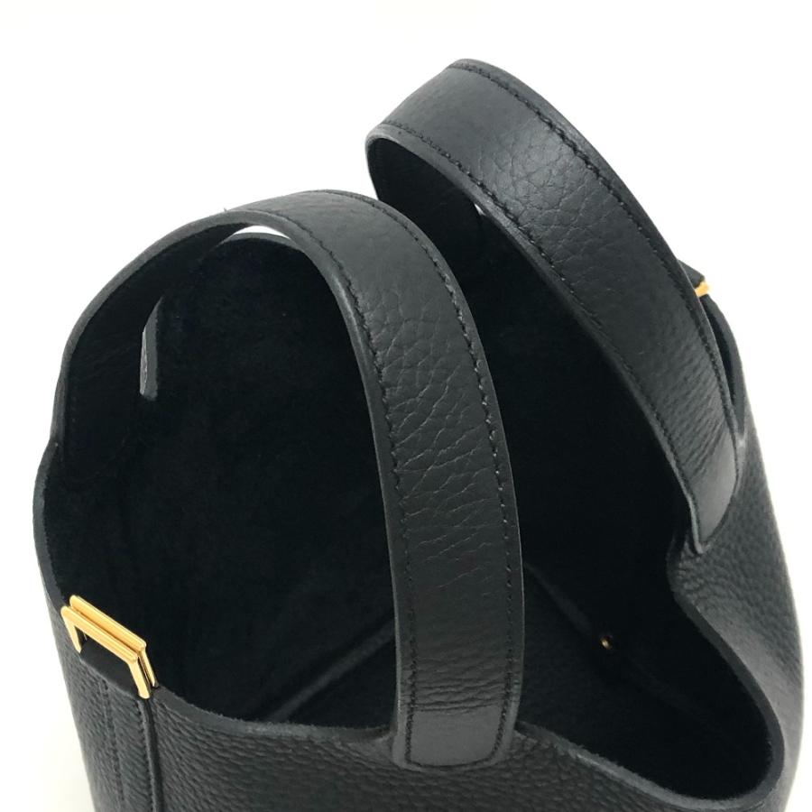 未使用 HERMES エルメス ピコタンロック PM ピコタンロックPM K刻 カバン ゴールド金具 ハンドバッグ ブラック レディース【中古】 | HERMES | 06