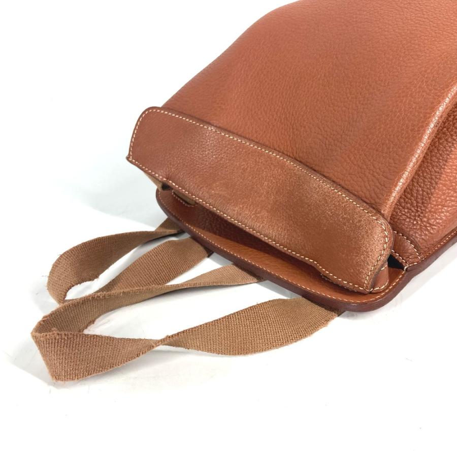 HERMES エルメス シェルパPM バックパック カバン リュックサック ブラウン レディース【中古】 | HERMES | 05