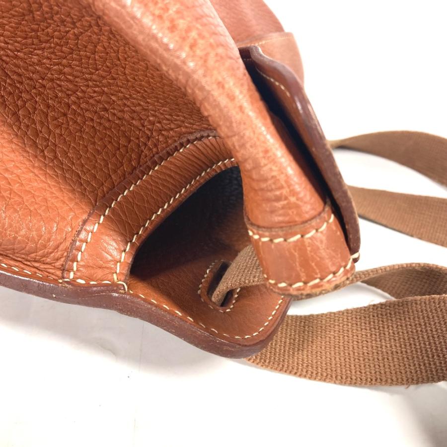 HERMES エルメス シェルパPM バックパック カバン リュックサック ブラウン レディース【中古】 | HERMES | 06