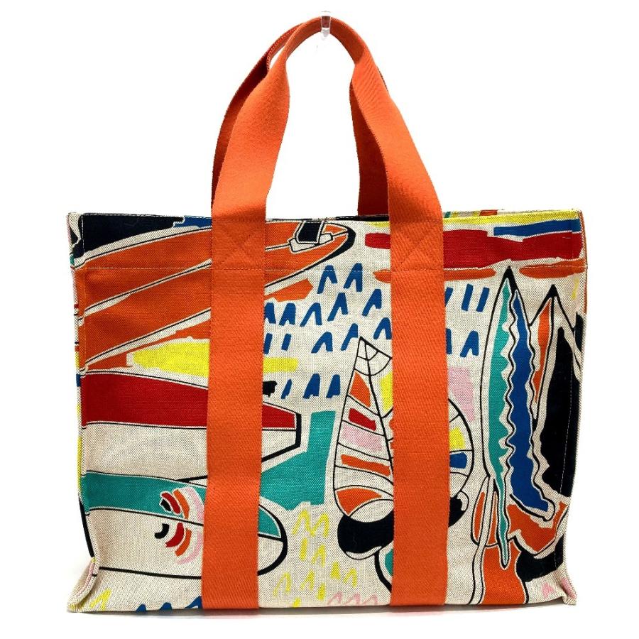 HERMES エルメス セバスドプラージュ ビーチバッグ トートバッグ