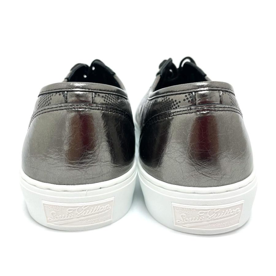 LOUIS VUITTON ルイヴィトン 1A90GA ダミエ タトゥー ライン スニーカーメタリックダミエ チャコール | LOUIS VUITTON | 04