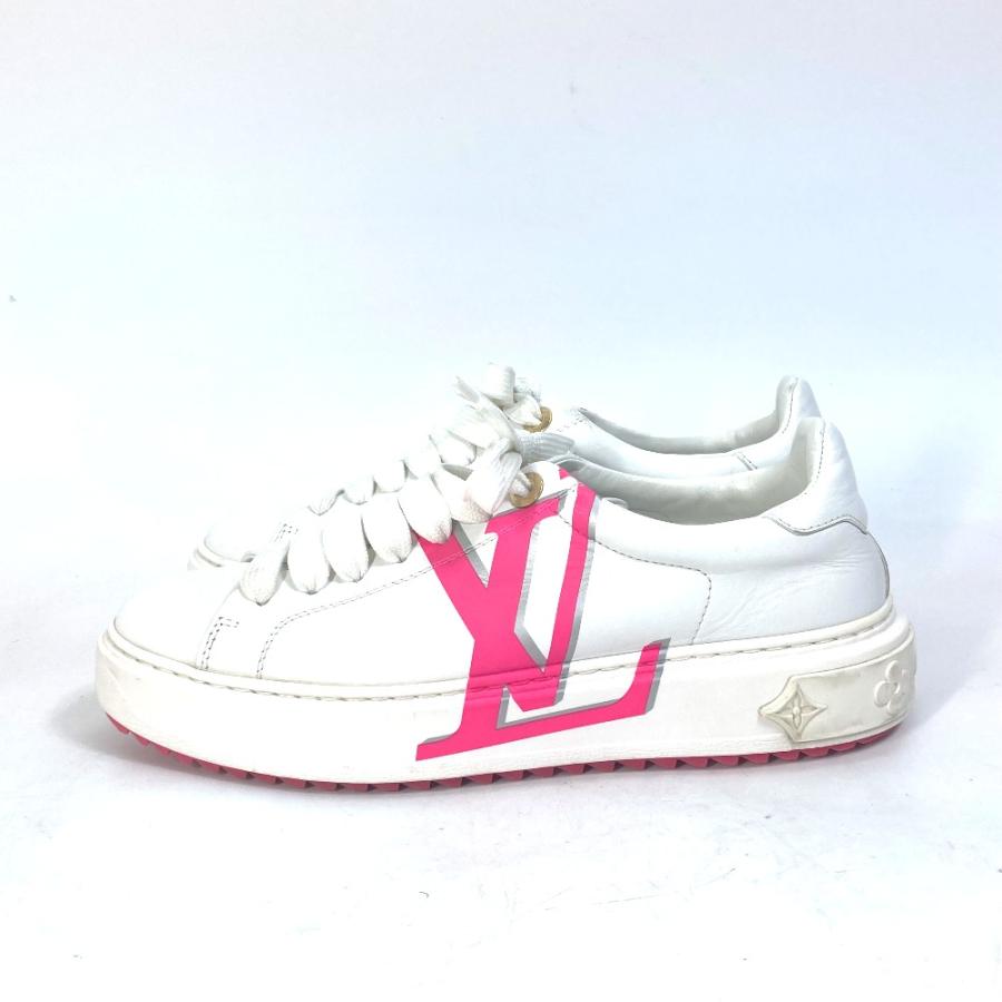 LOUIS VUITTON ルイヴィトン タイムアウトライン 紐 ロゴ 靴