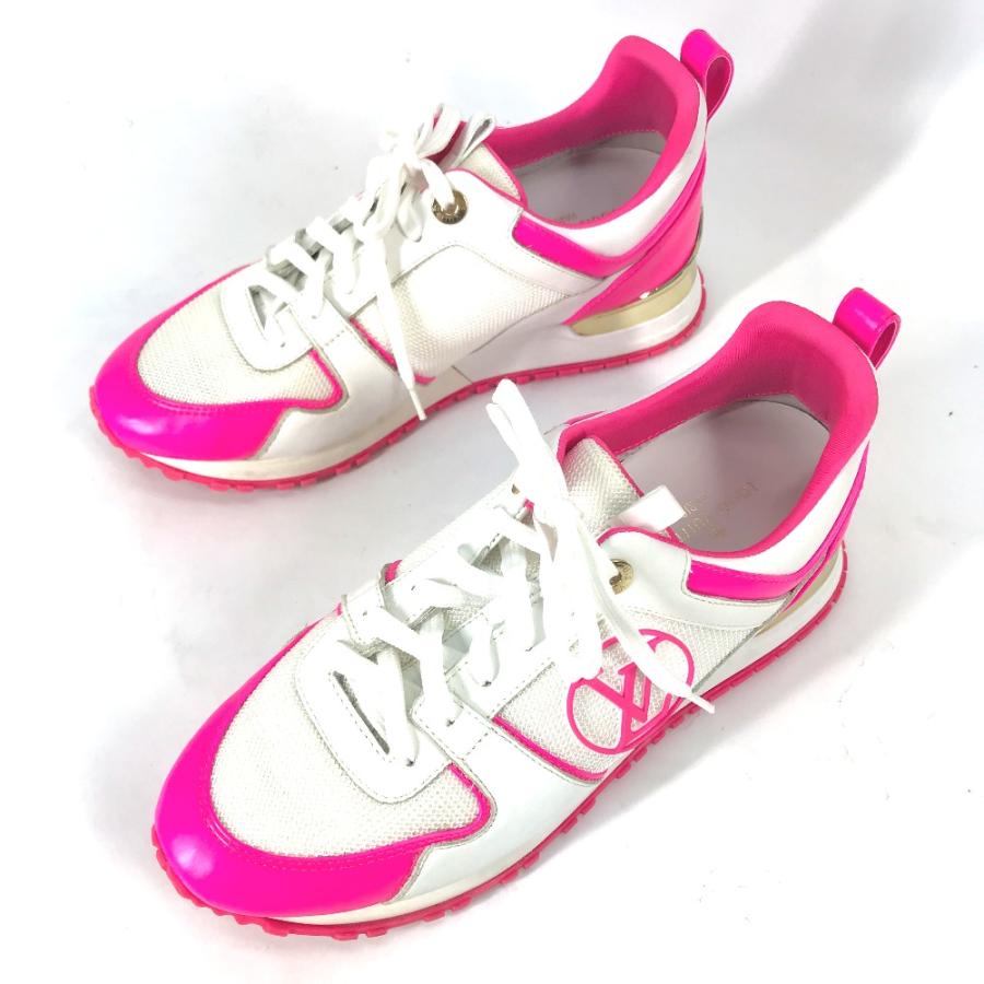 LOUIS VUITTON ルイヴィトン ランアウェイ ローカット 靴 紐 シューズ スニーカー ピンク レディース【中古】 | LOUIS VUITTON | 05