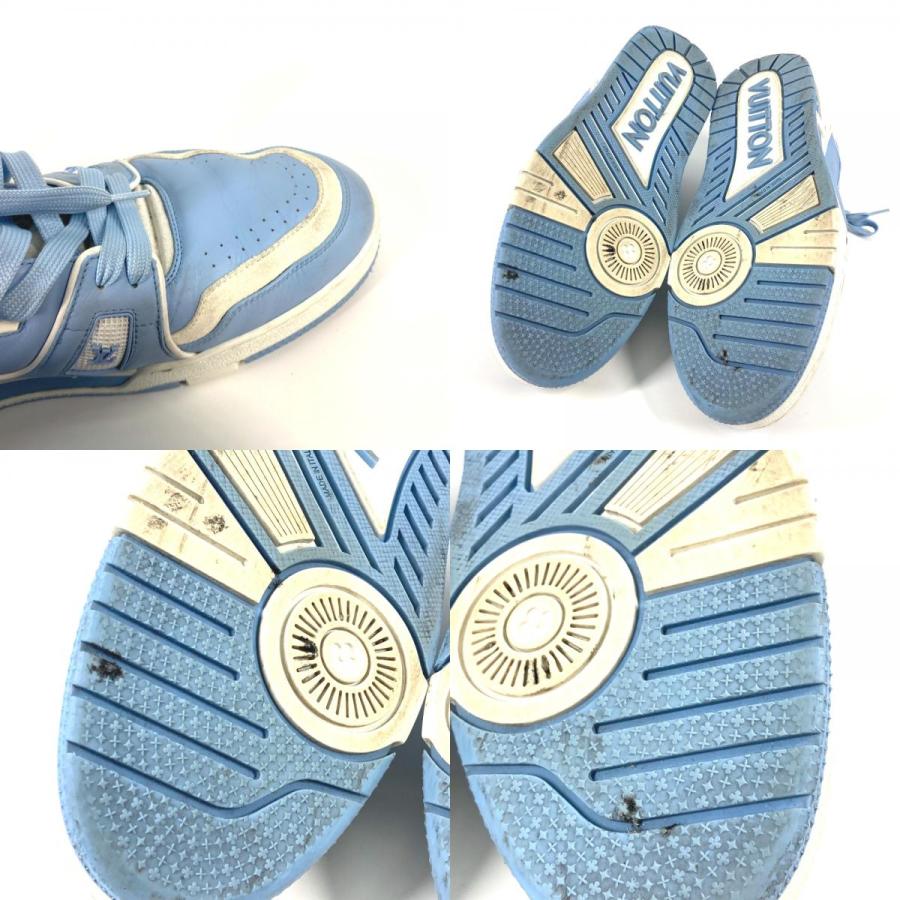 LOUIS VUITTON ルイヴィトン LVトレイナーライン ローカット 靴 シューズ 紐 スニーカー ブルー メンズ【中古】 | LOUIS VUITTON | 08