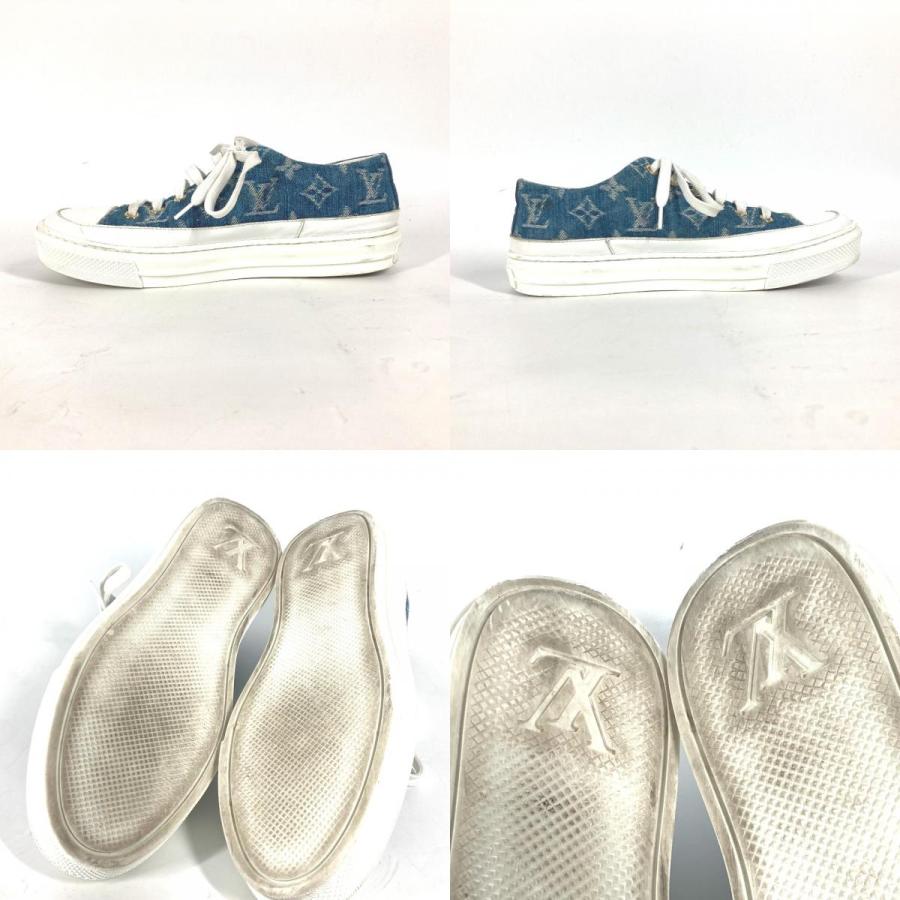 【上品デニム /ブルー】Louis Vuitton スニーカー ラグーン 上品デニム /ブルー】Louis Vuitton スニーカー ラグーン (Louis