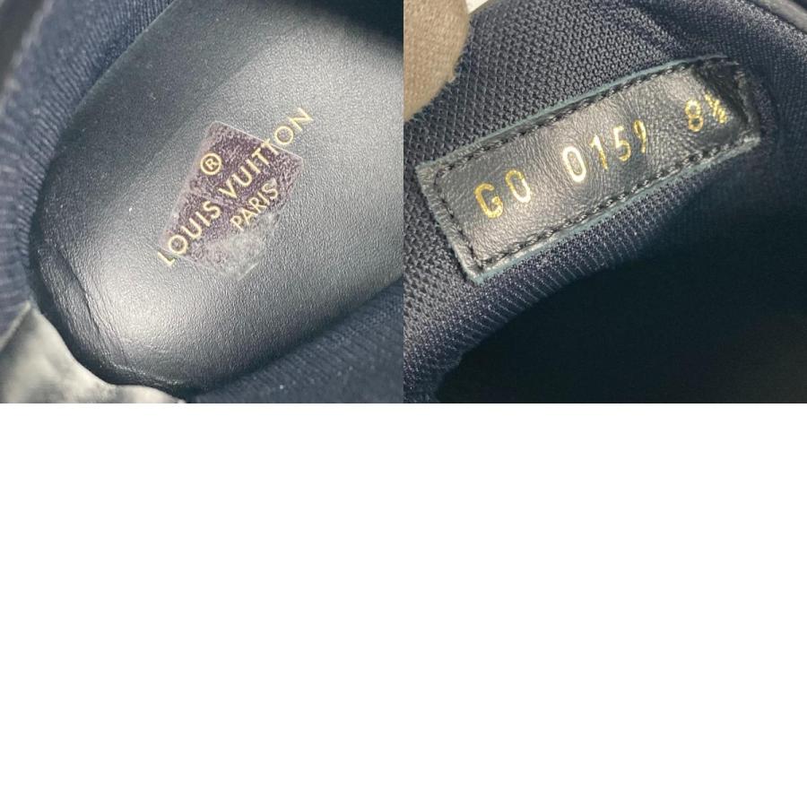 LOUIS VUITTON ルイヴィトン ロゴ 靴 シューズ 紐 ハイカットスニーカー レインボー スニーカー ブラック メンズ【中古】 | LOUIS VUITTON | 09