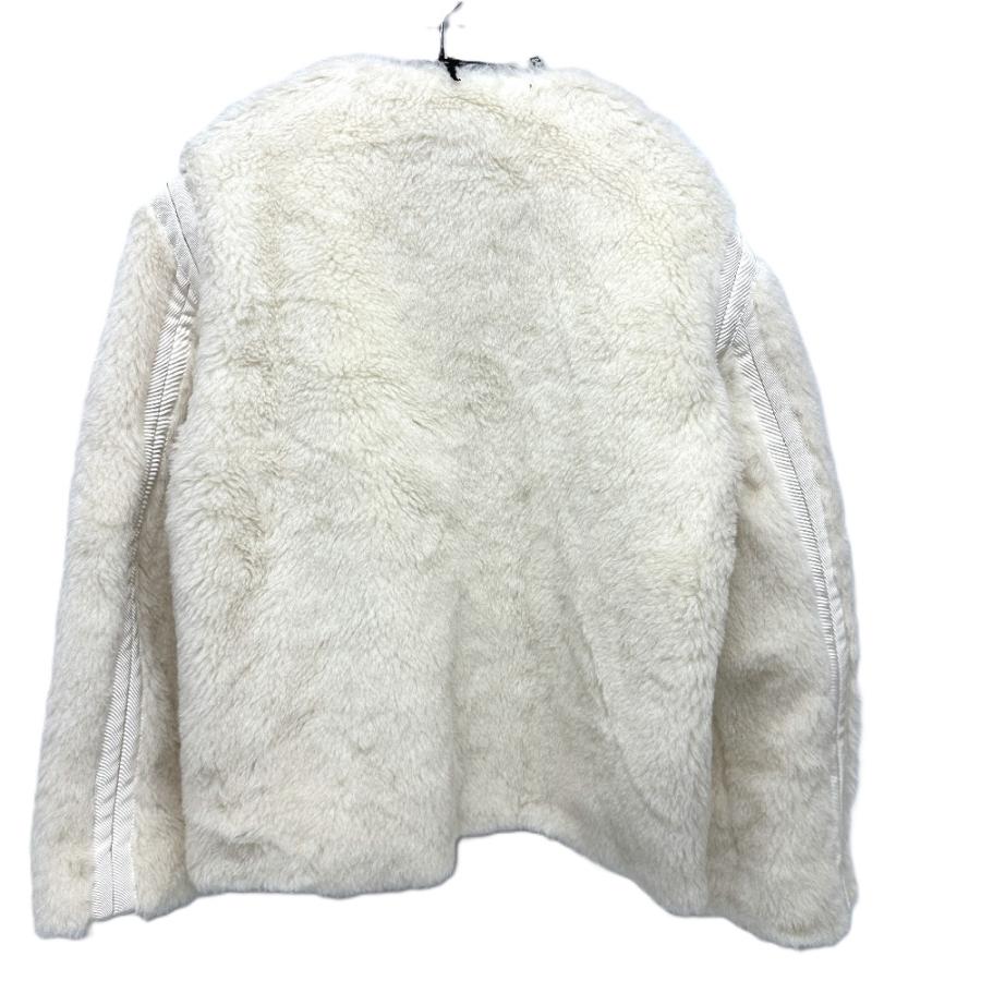 Max Mara - マックスマーラ MAX MARA テディベア 2411081021 ジップアップ ジャケット アパレル ジャケット アルパカ ホワイト 未使用 Max Mara（マックスマーラ） 未使用 24110810216 テディベア アパレル
