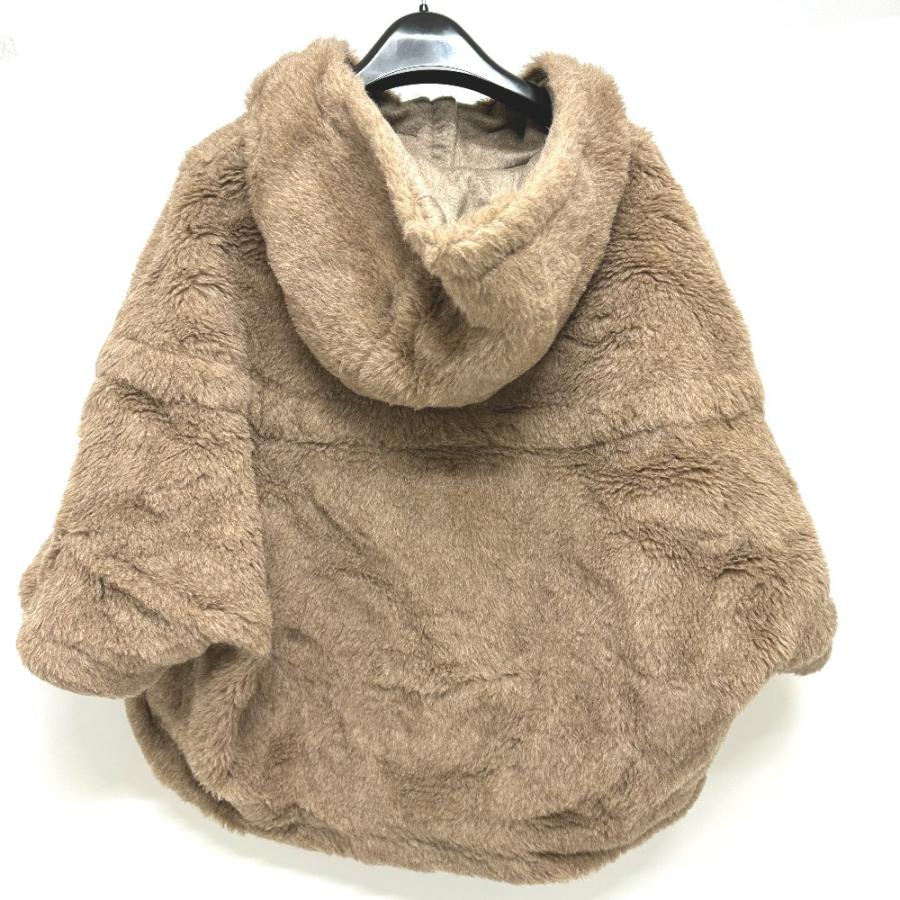 未使用 MAX MARA マックスマーラ 25247361826 ペタロ テディベア ケープ アウター フード付 ポンチョ ブラウン レディース【中古】 | Max Mara | 01